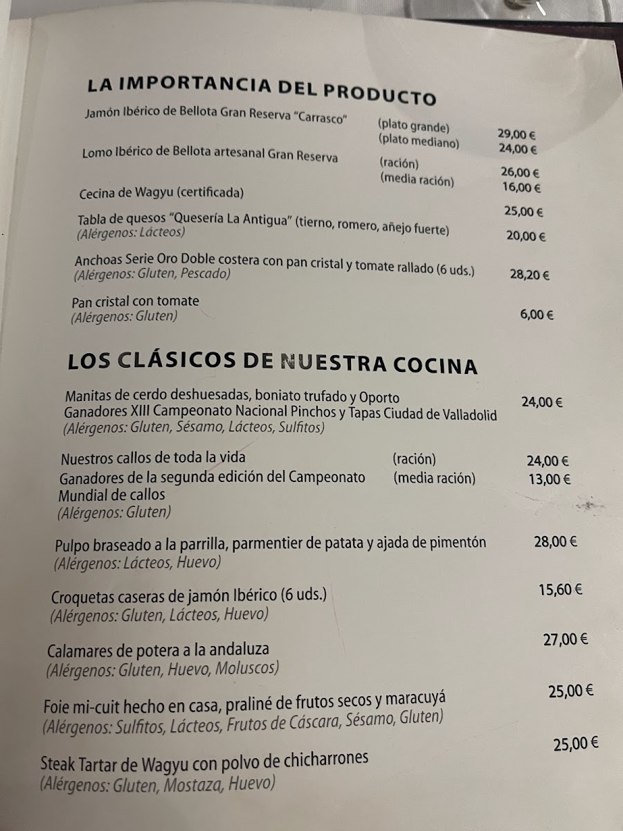 Restaurante El Mesón de Gonzalo Photo Menu 1