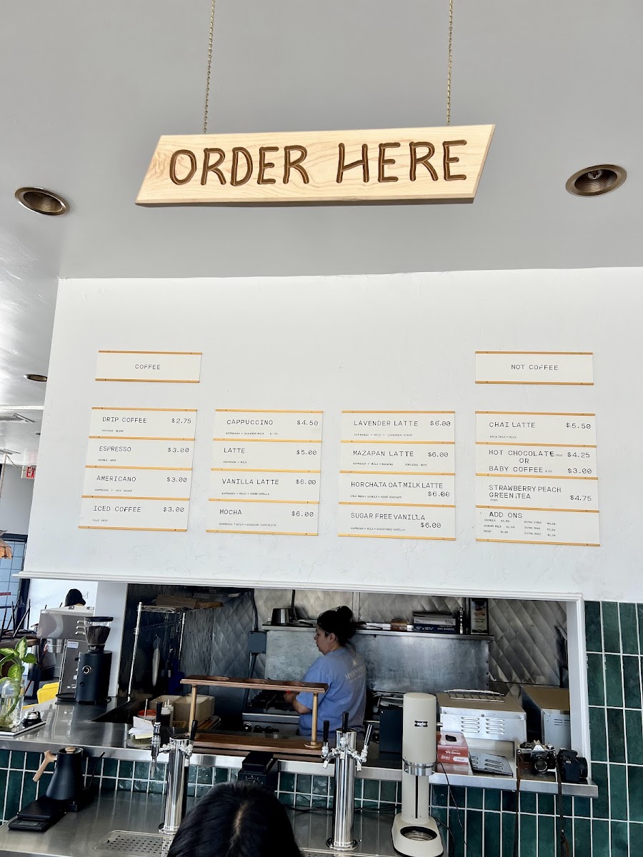 Maiden Voyage Coffee Roasters Photo Menu 2