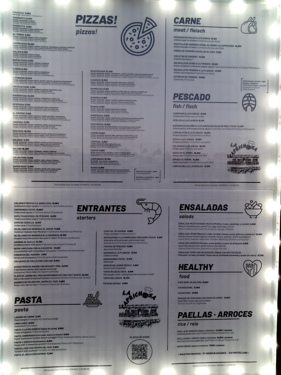 Caprichosa Pizzaria Photo Menu 2