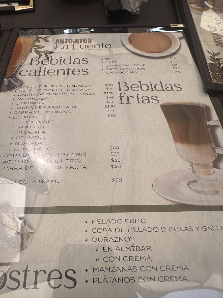 Antojitos “La Fuente“ Photo Menu 1
