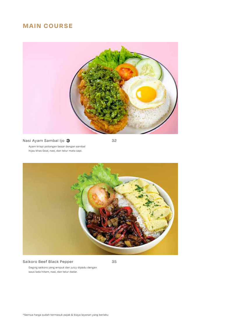 Goal Cafe & Billiard Photo Menu 5