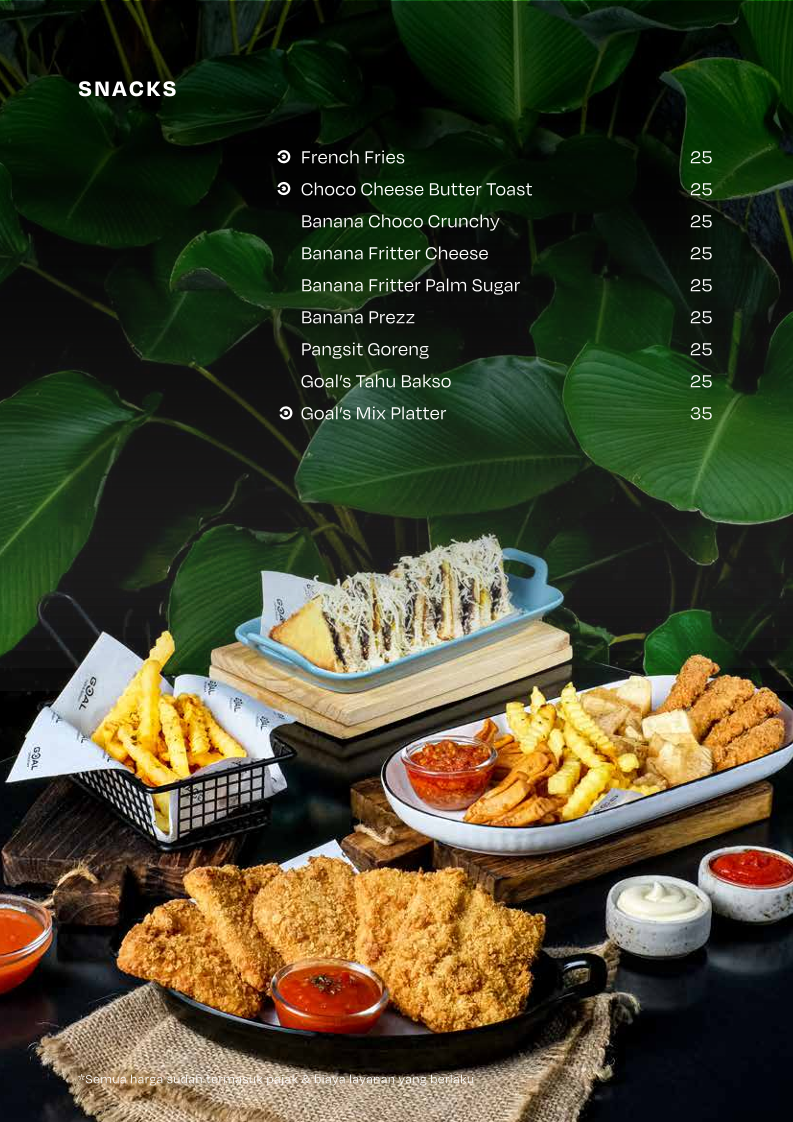 Goal Cafe & Billiard Photo Menu 9