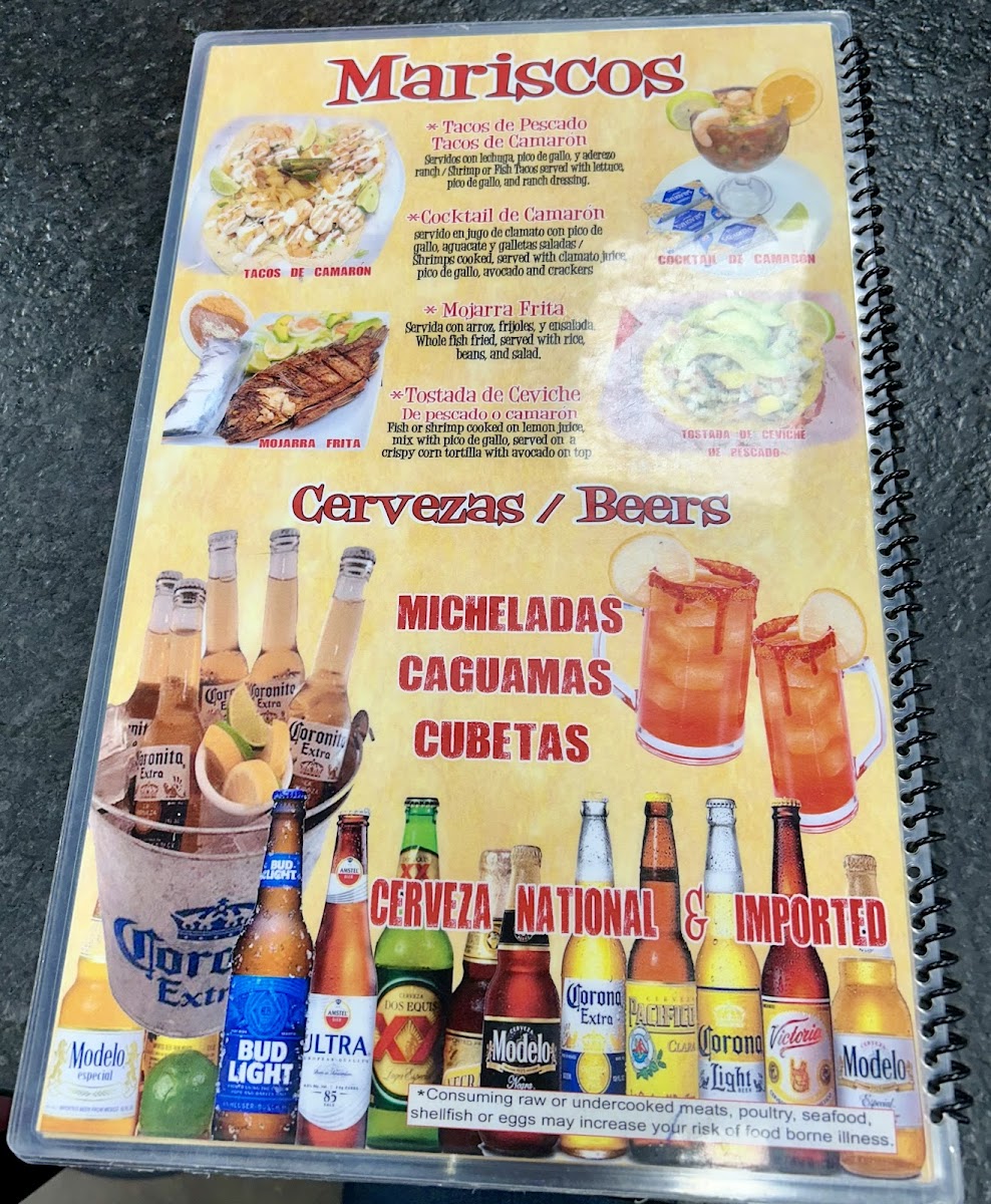 Taqueria Mexico Tennessee Photo Menu 2