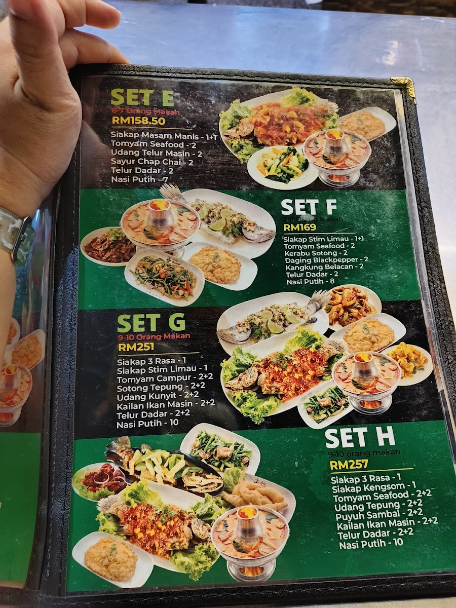 Zali Pattaya Restaurant Photo Menu 1