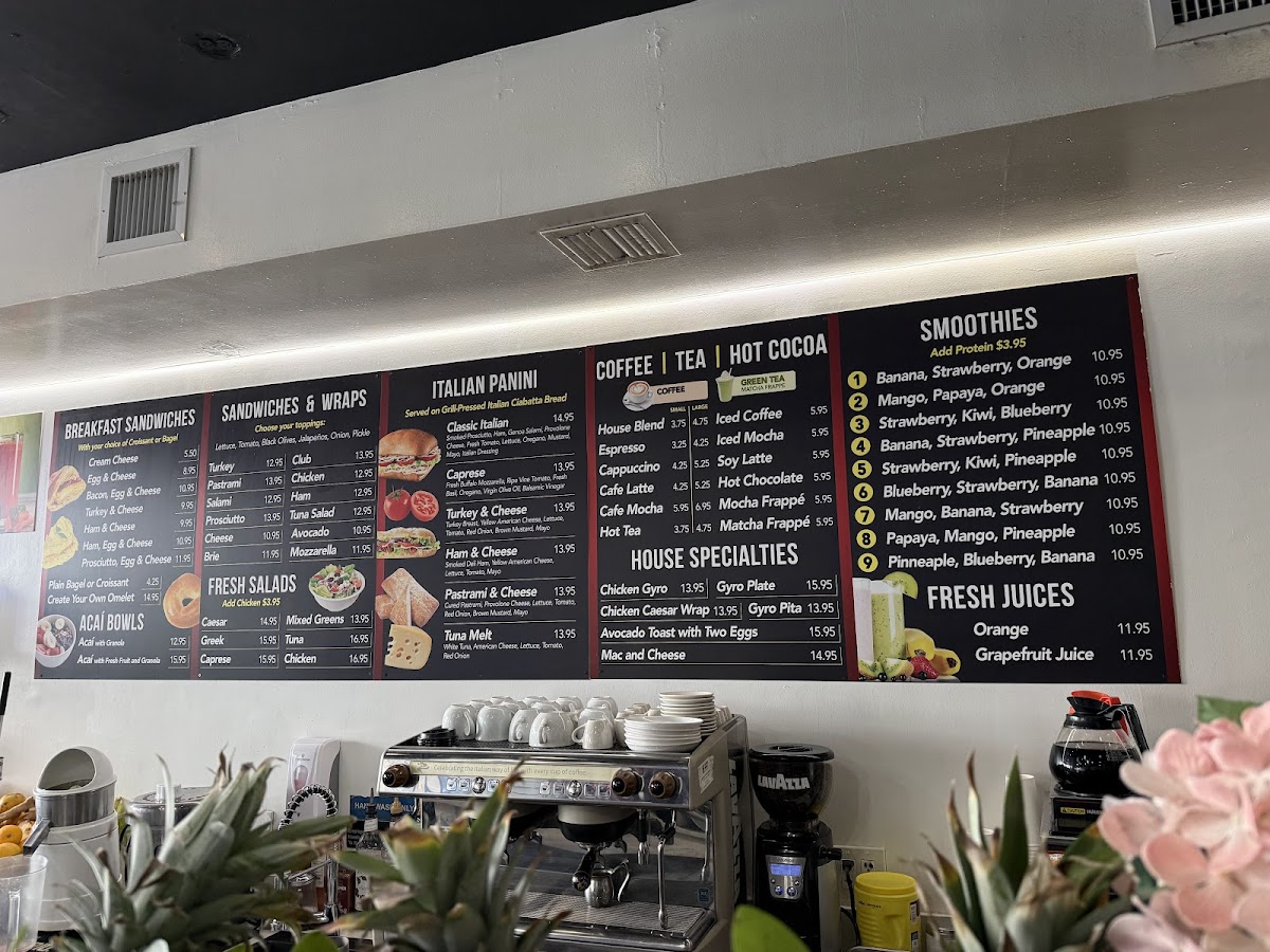 Cafe Bonjour Photo Menu 1