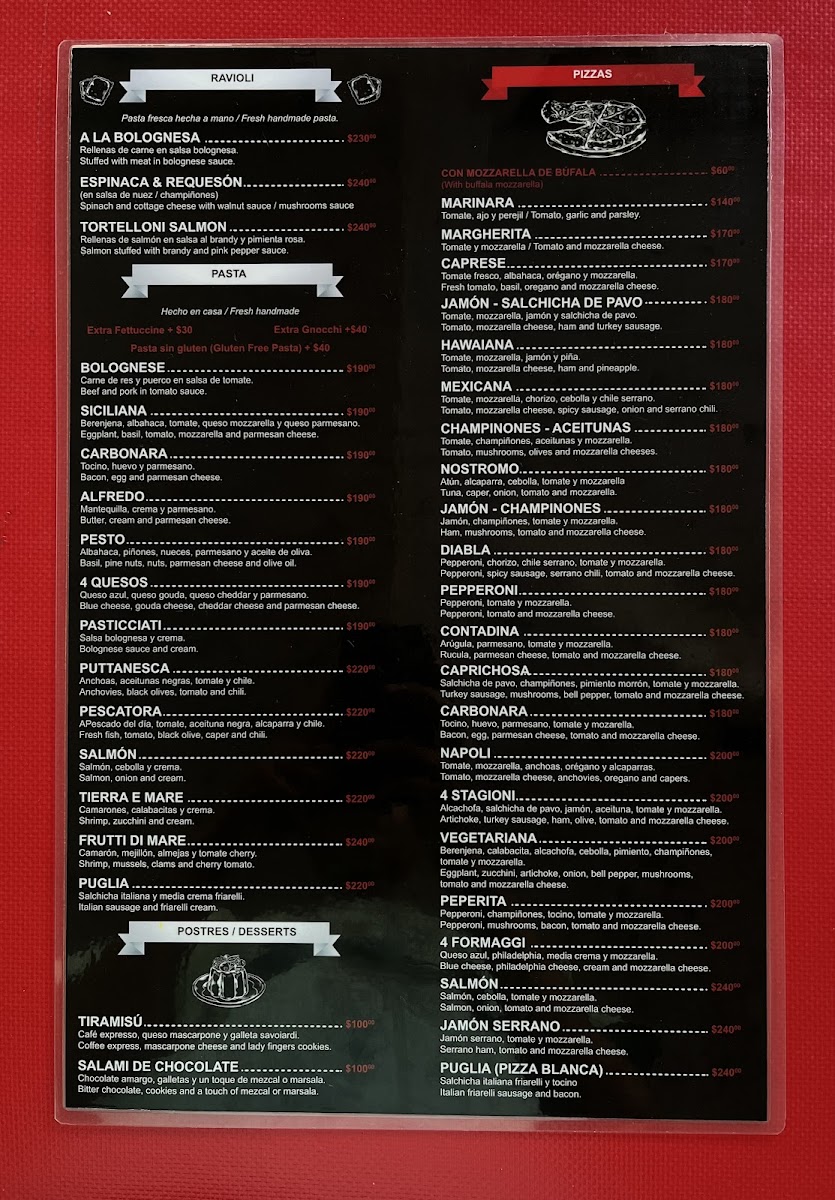 La Spezia Photo Menu 4