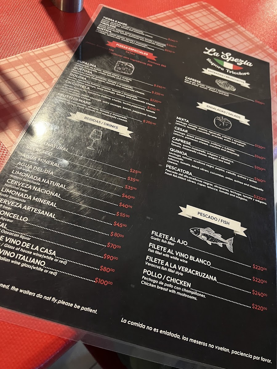 La Spezia Photo Menu 5