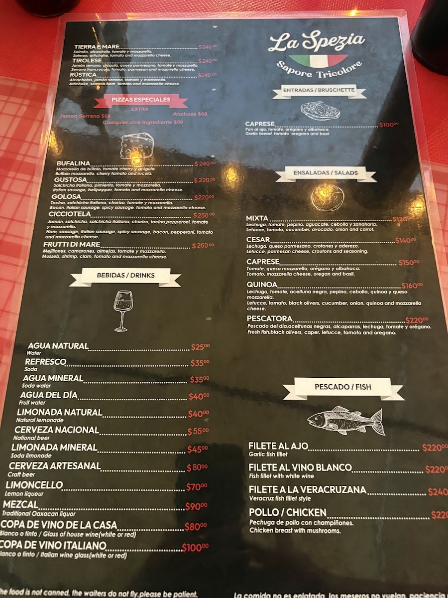 La Spezia Photo Menu 8