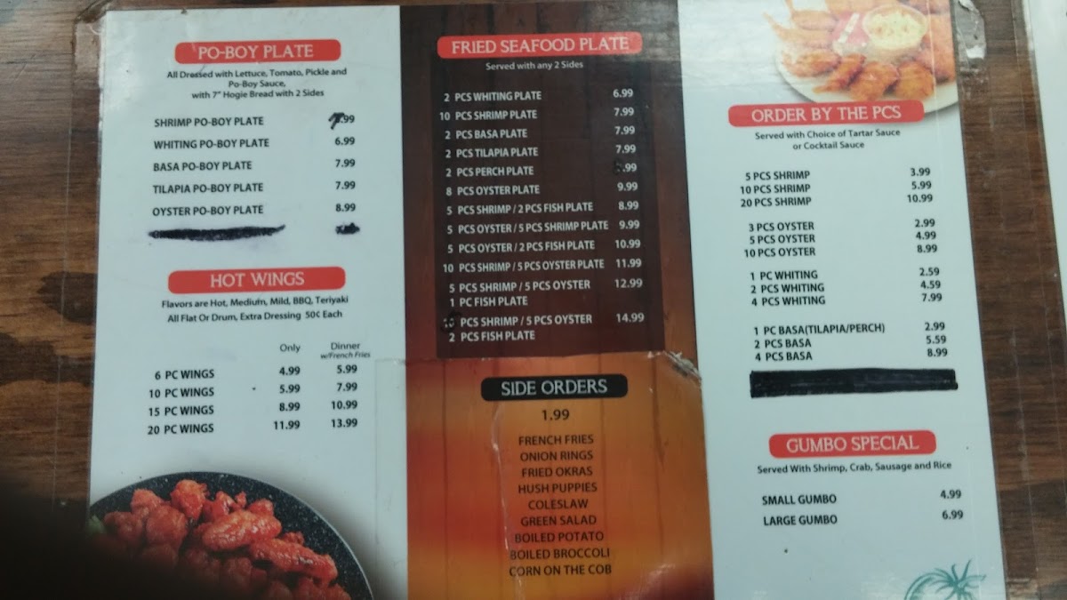 Washington Seafood Market Photo Menu 8
