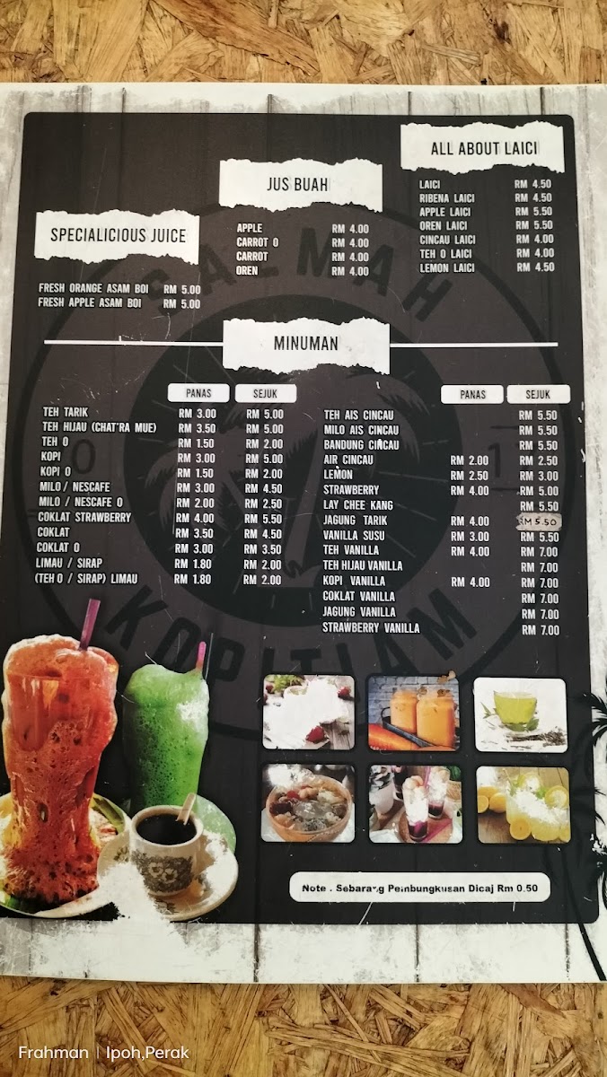 Salmah Kopitiam Ipoh Photo Menu 7