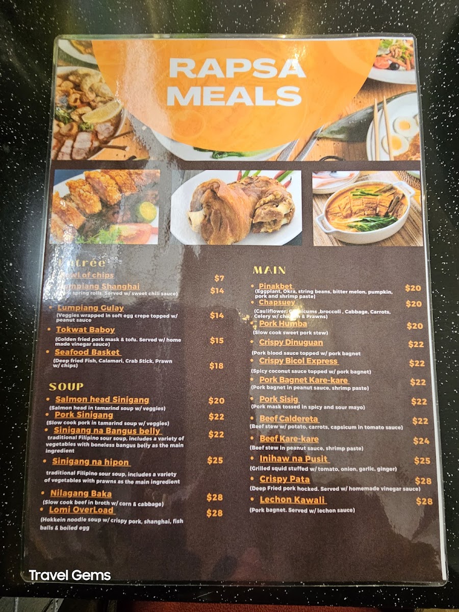 Super Rapsa Photo Menu 2