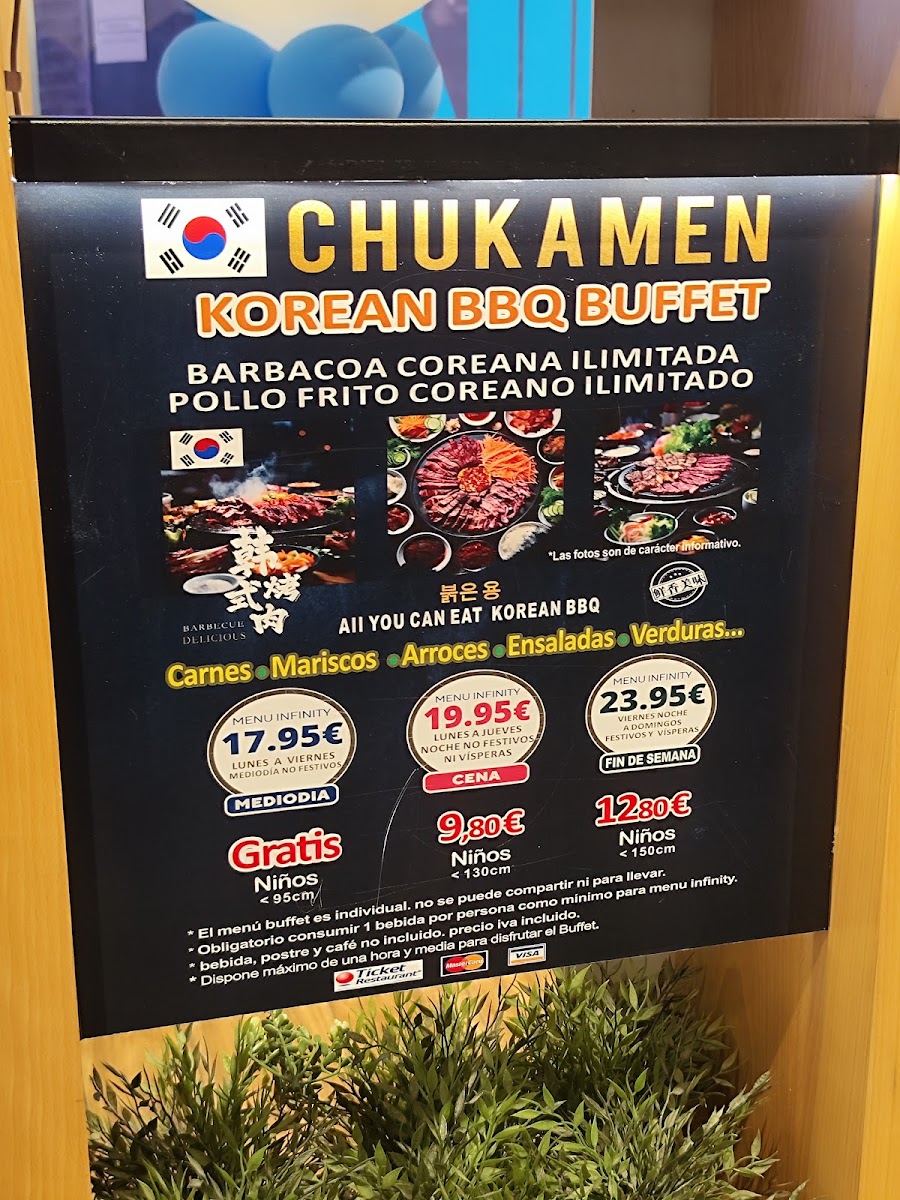 Chukamen Korean bbq Photo Menu 1