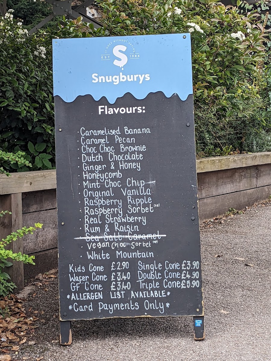 Snugburys on the River, Chester Photo Menu 1
