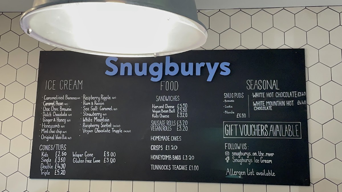 Snugburys on the River, Chester Photo Menu 4