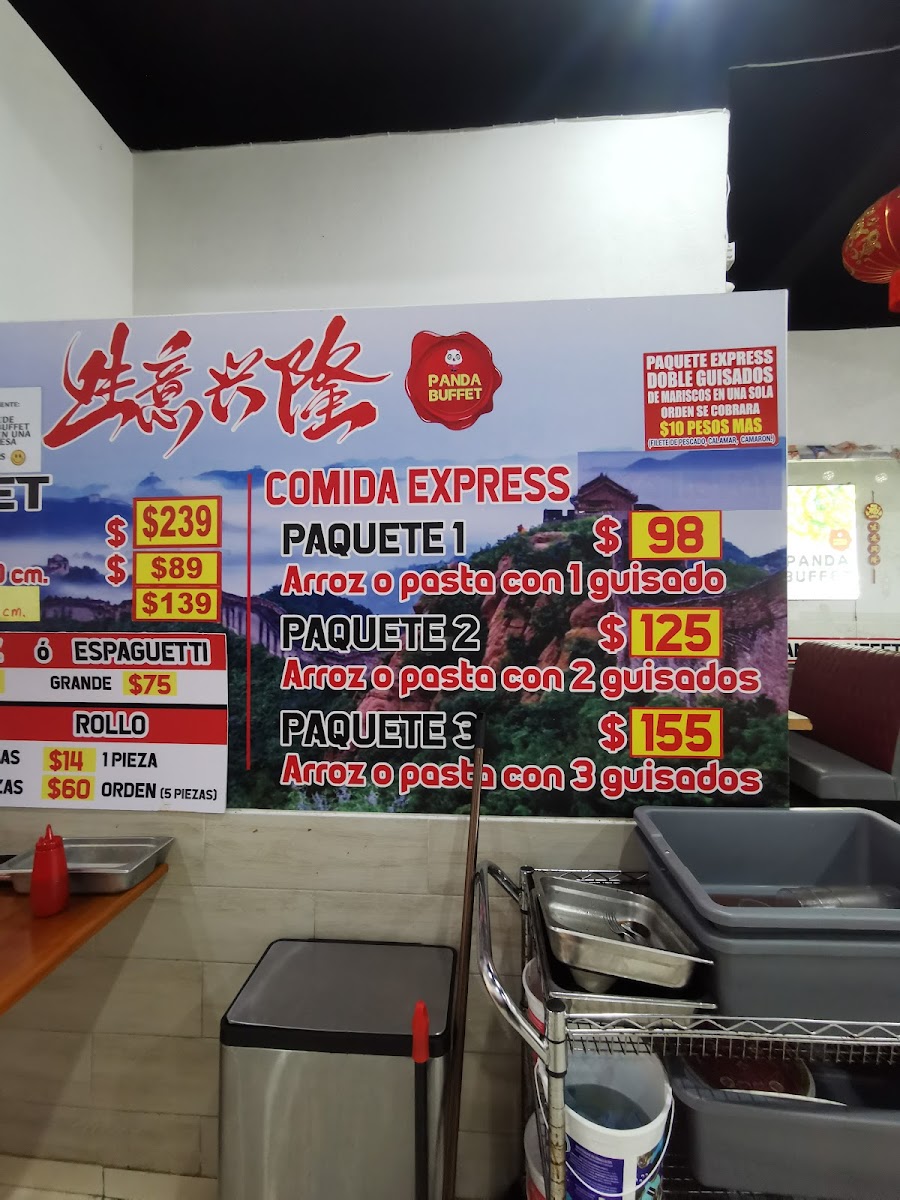 Panda buffet comida china Photo Menu 3