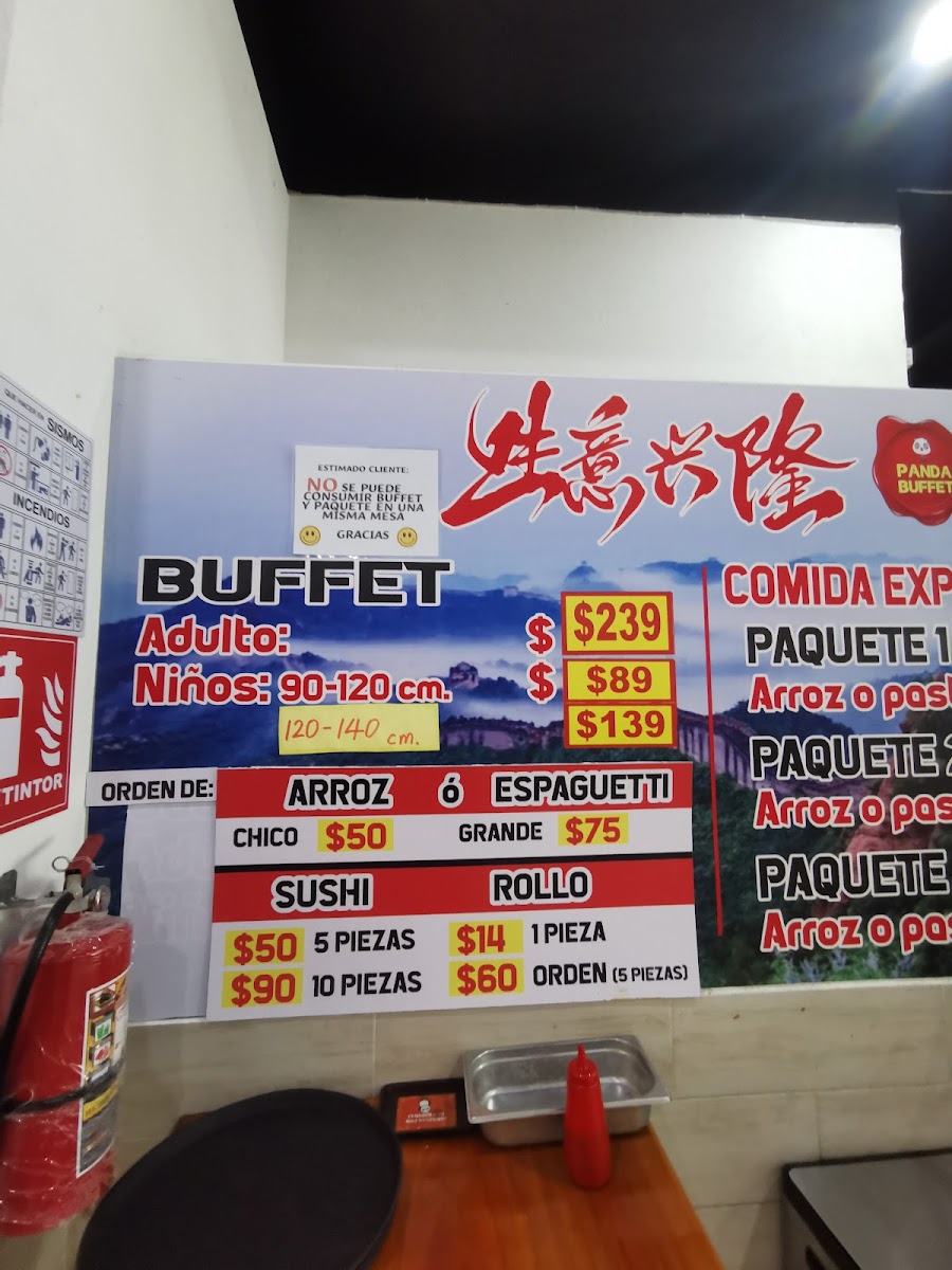 Panda buffet comida china Photo Menu 4