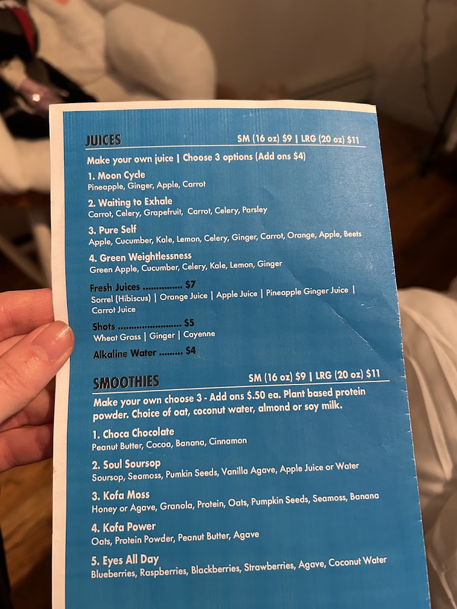 SoulKofa Vegan Restaurant & Catering Photo Menu 1
