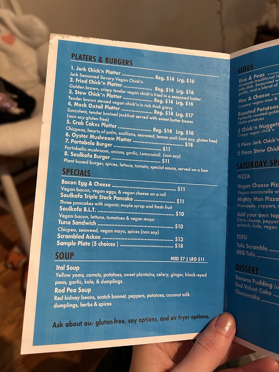 SoulKofa Vegan Restaurant & Catering Photo Menu 3