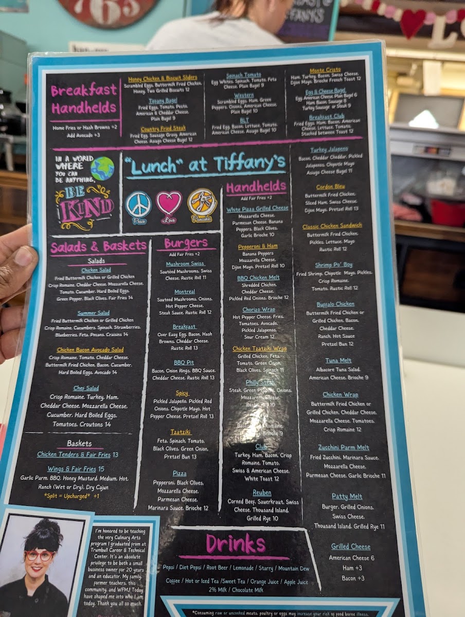 Breakfast at Tiffany's Diner Photo Menu 4