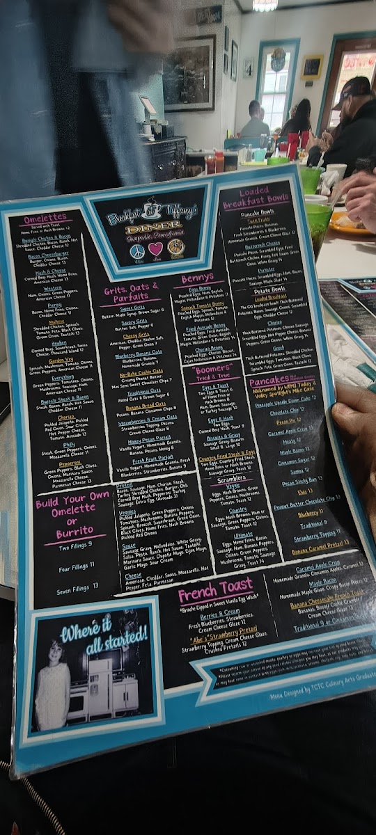 Breakfast at Tiffany's Diner Photo Menu 6