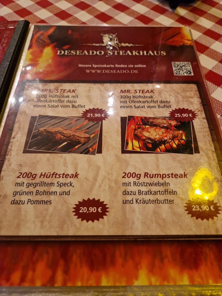 Deseado Steakhaus Photo Menu 4