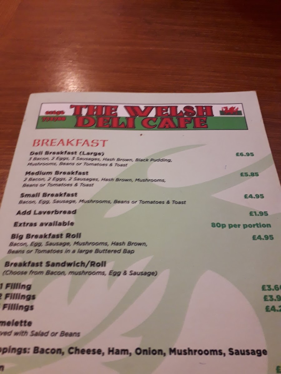 The Welsh Deli Photo Menu 7