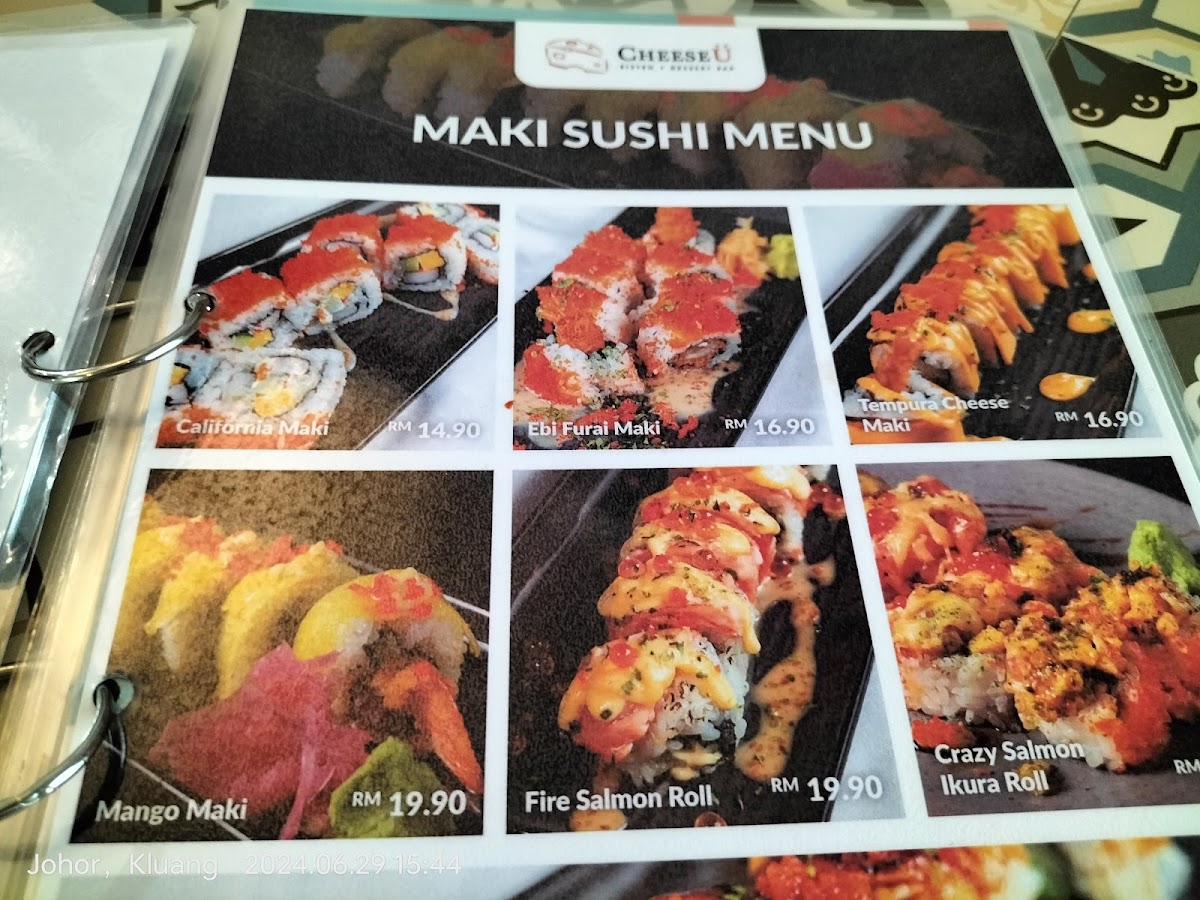 Cheese U - Kluang Indah Photo Menu 4