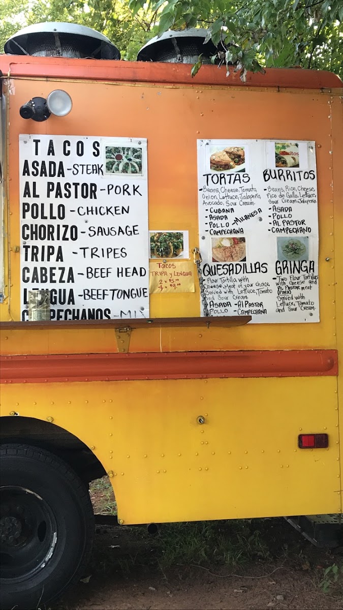 Taqueria El Centenario Photo Menu 6