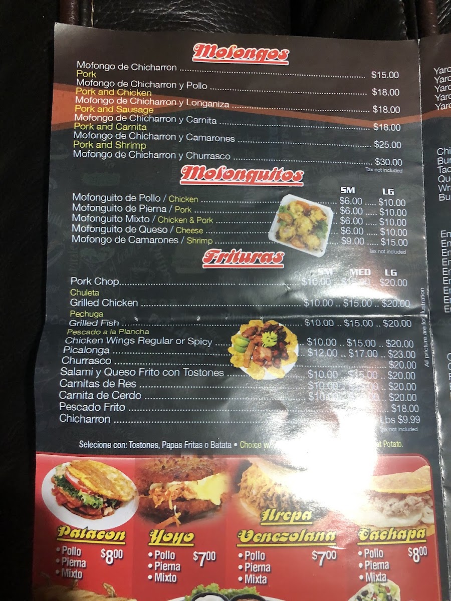 Santi y Tito's Empanadas & Mas Photo Menu 3