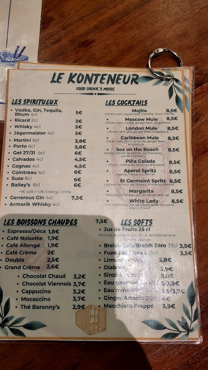 Le Konteneur Photo Menu 7