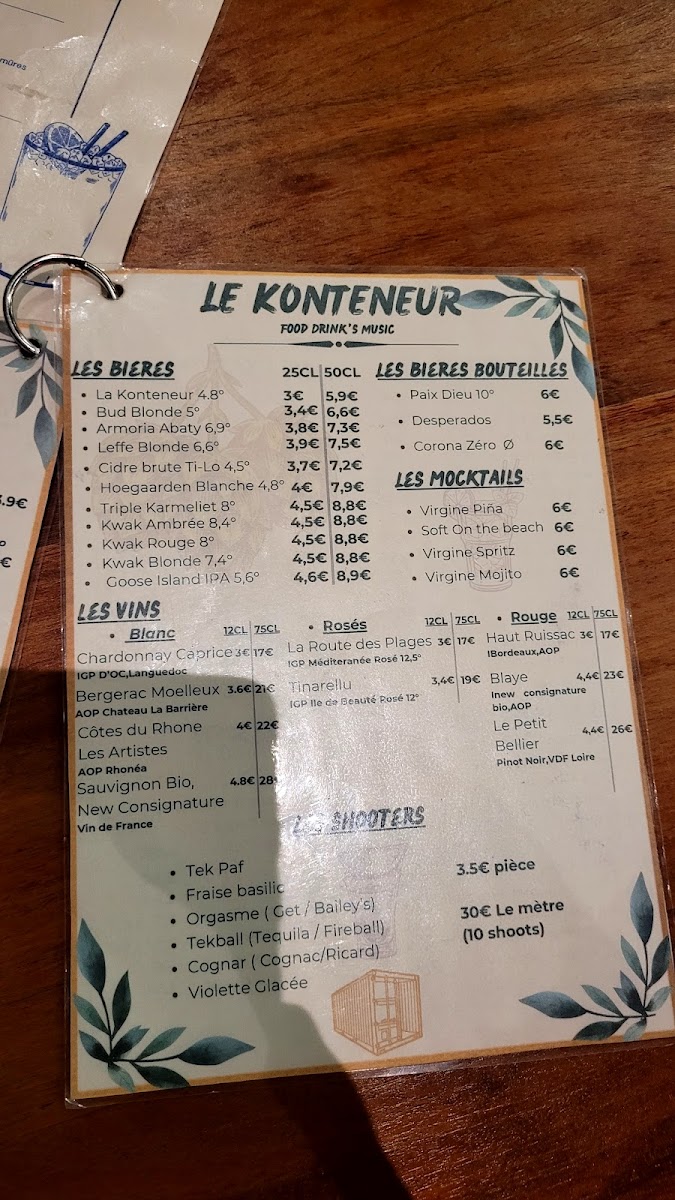 Le Konteneur Photo Menu 8