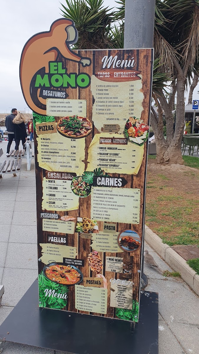 El Mono Photo Menu 8
