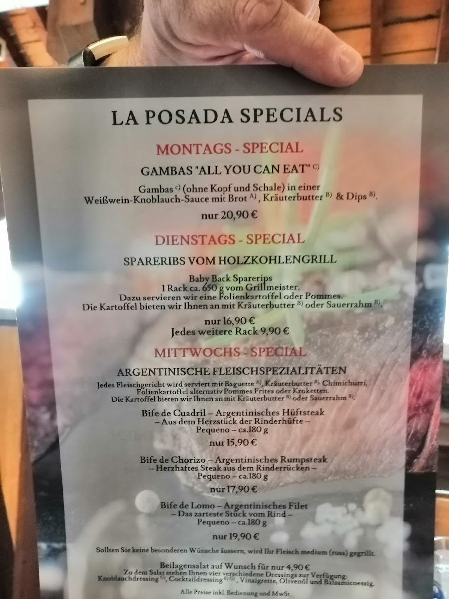 La Posada - Bergisch Gladbach Photo Menu 1