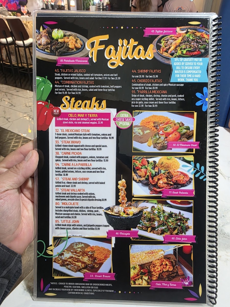 El Sombrero McComb Photo Menu 2