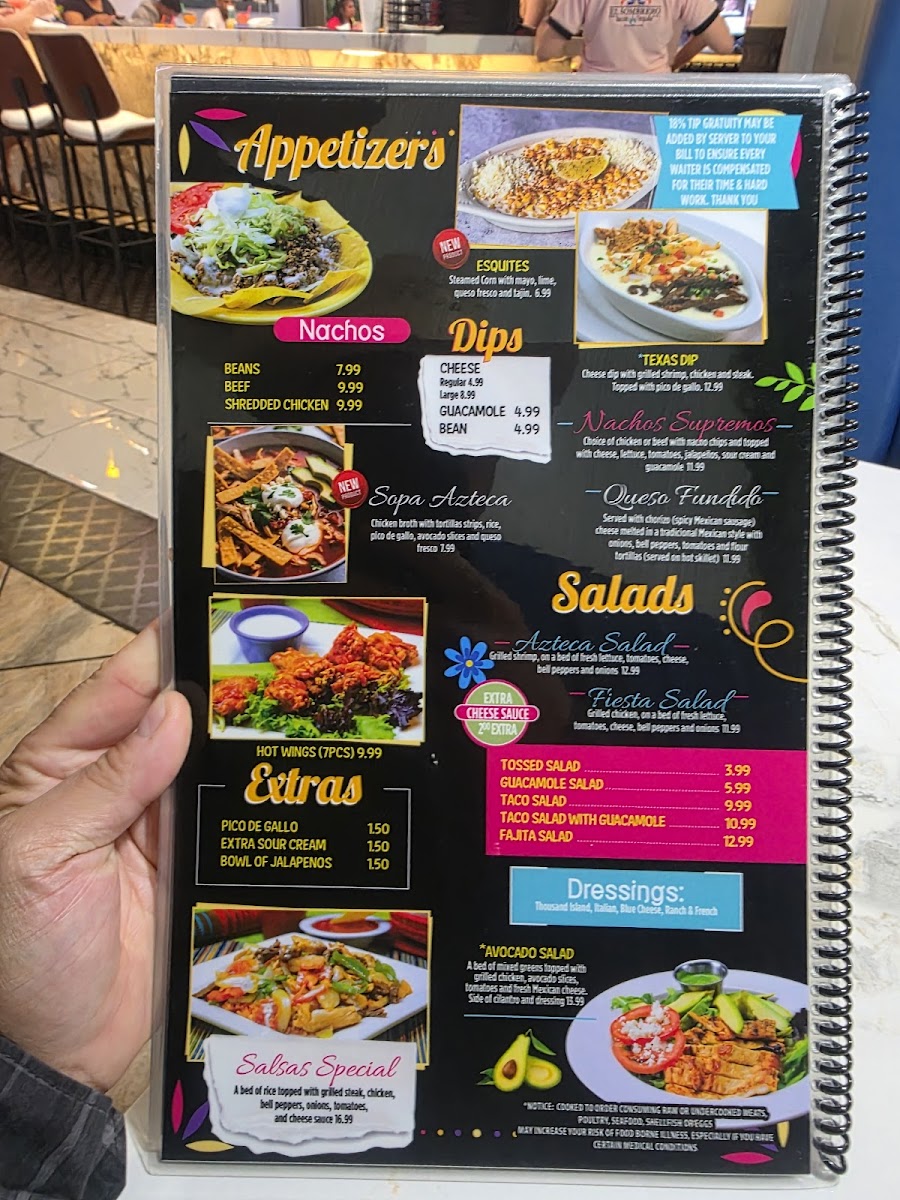 El Sombrero McComb Photo Menu 3