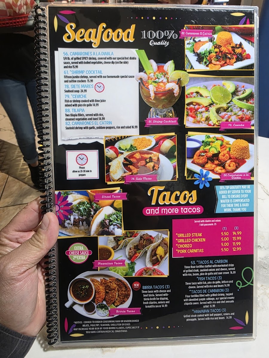 El Sombrero McComb Photo Menu 6