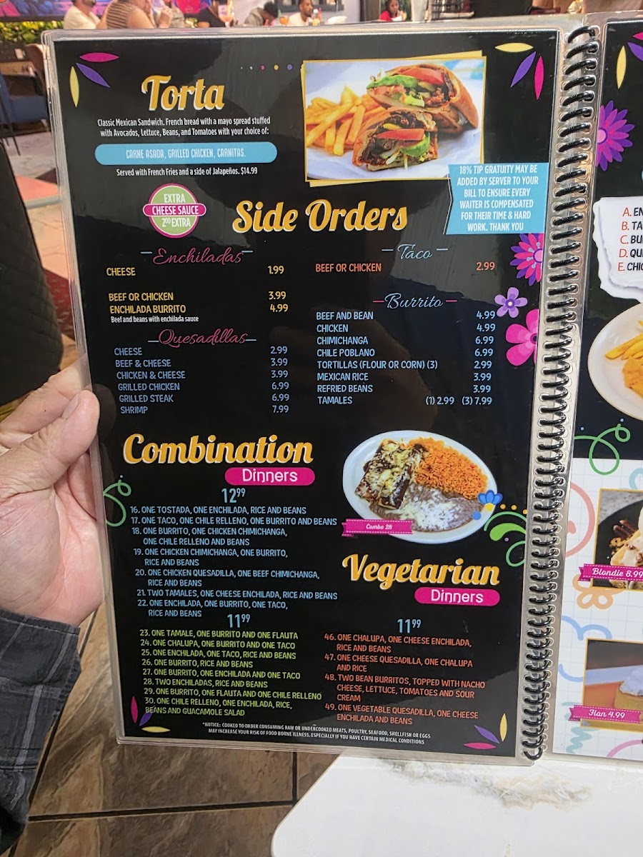 El Sombrero McComb Photo Menu 9