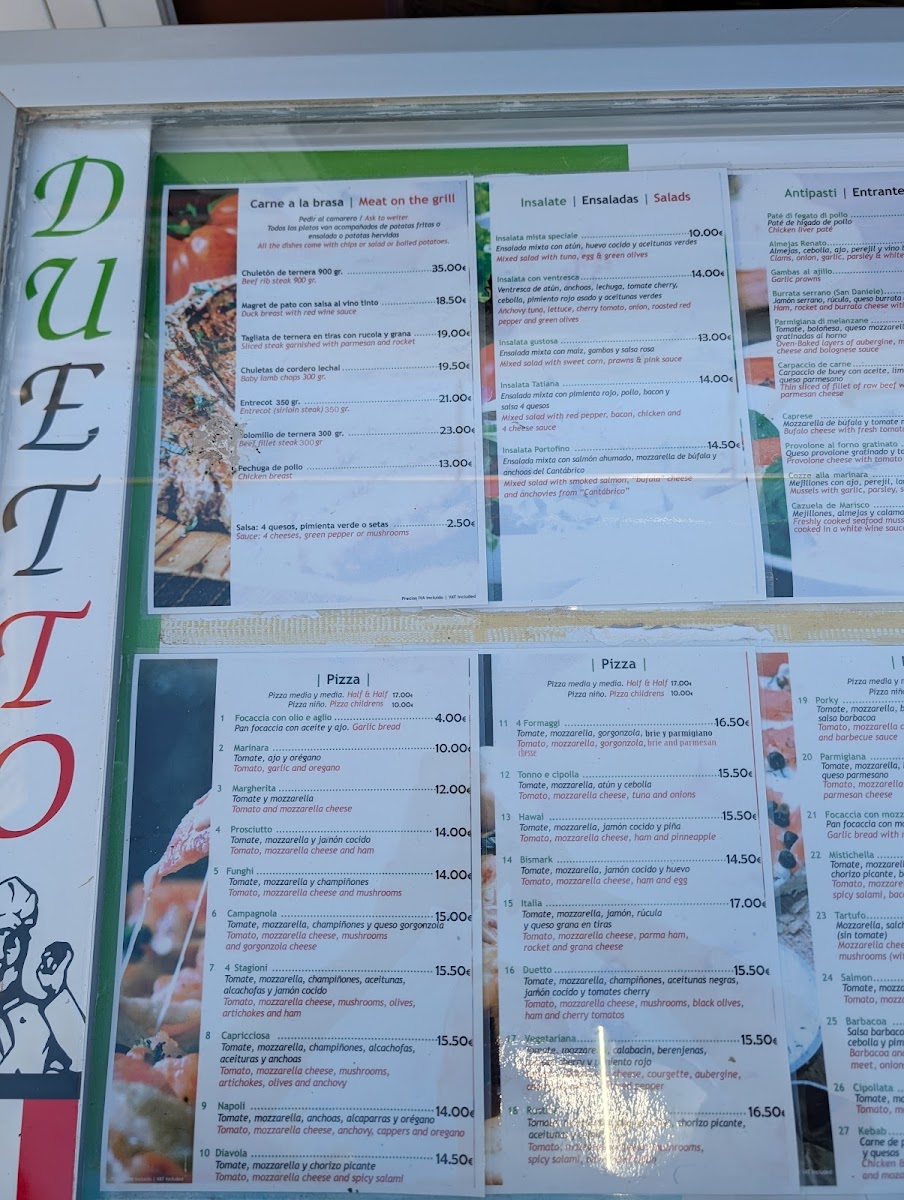 Pizzería Duetto Photo Menu 2