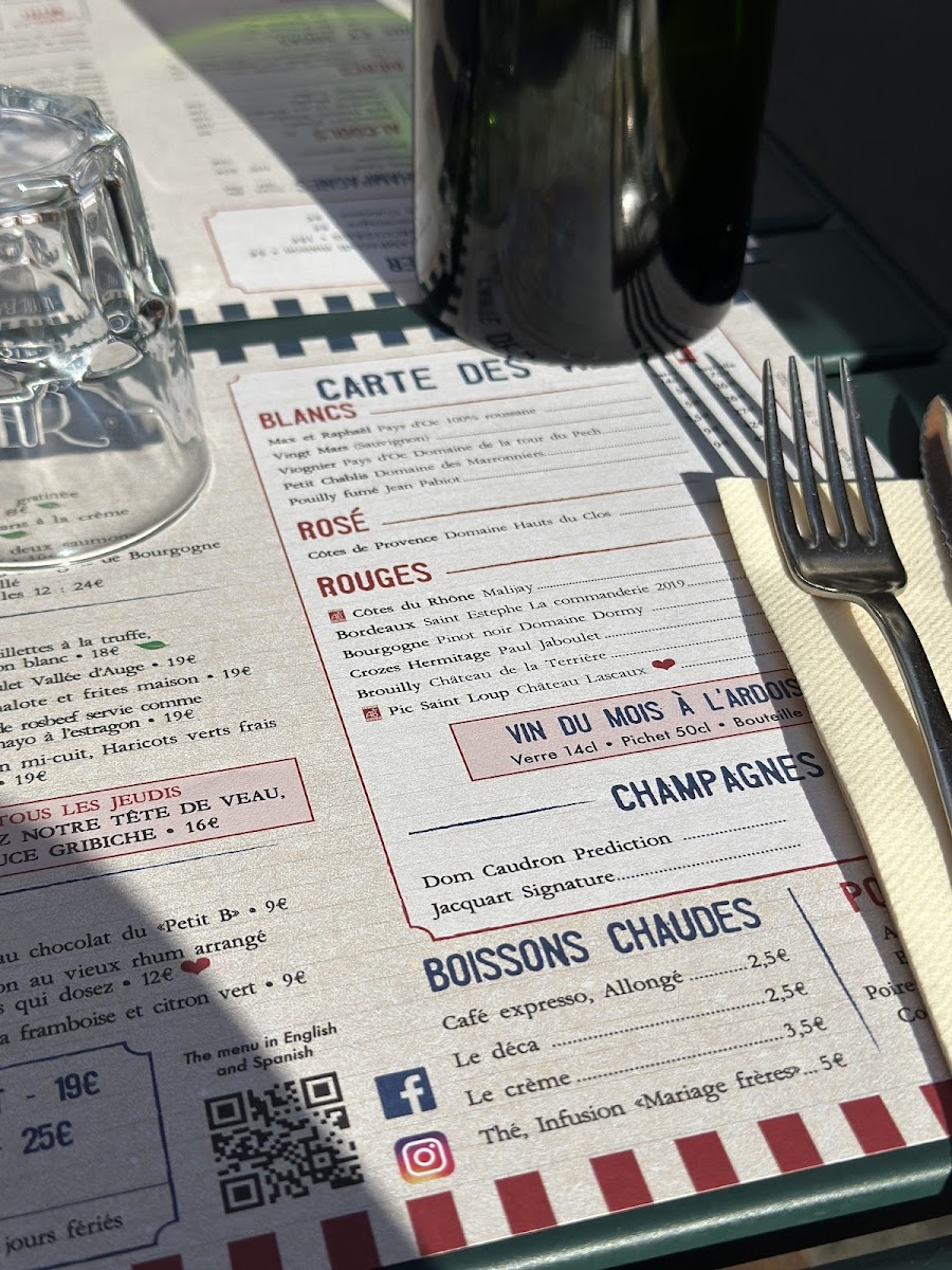 Le Petit Baigneur Photo Menu 3