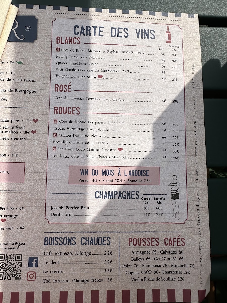Le Petit Baigneur Photo Menu 5