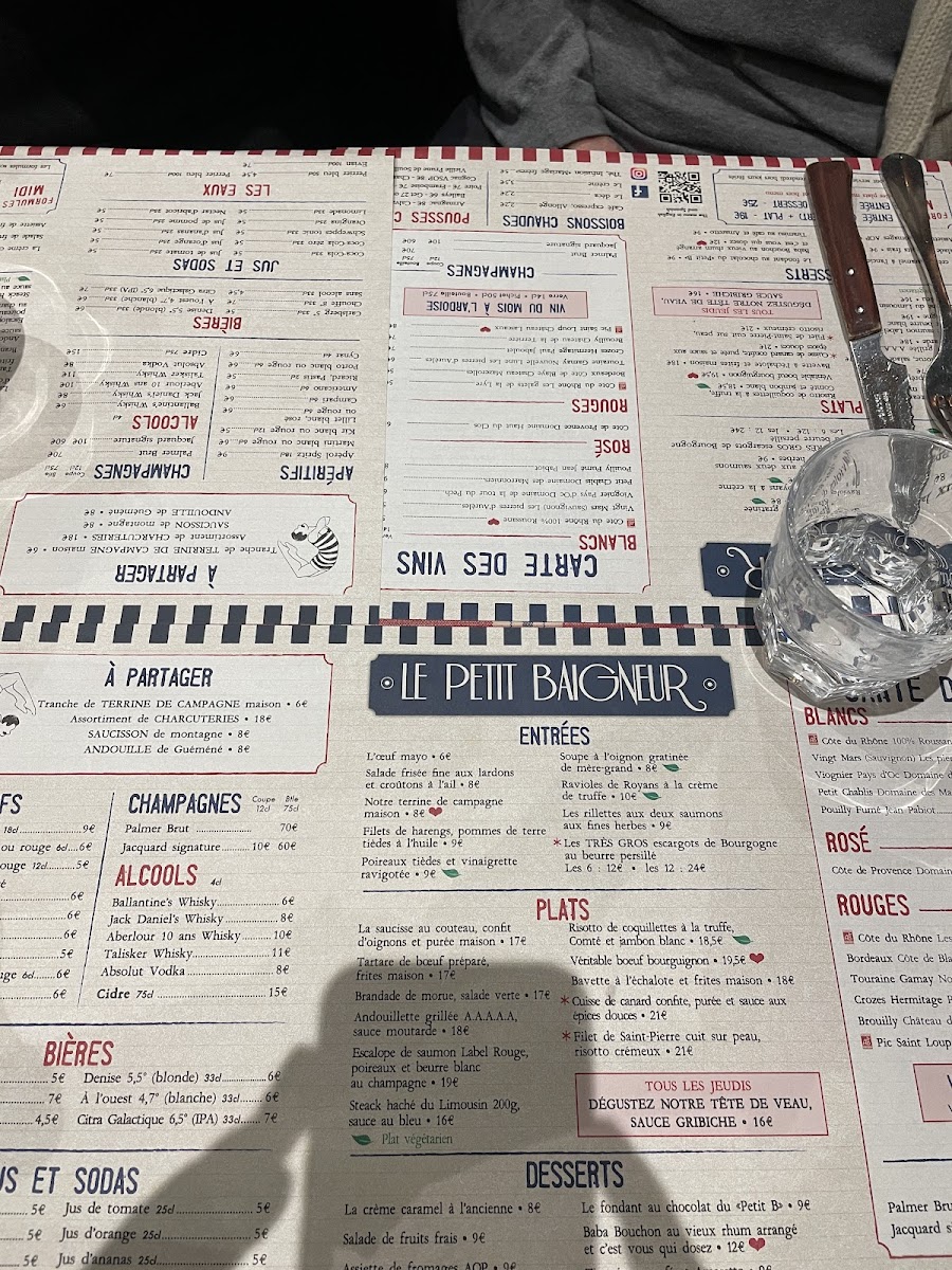Le Petit Baigneur Photo Menu 6