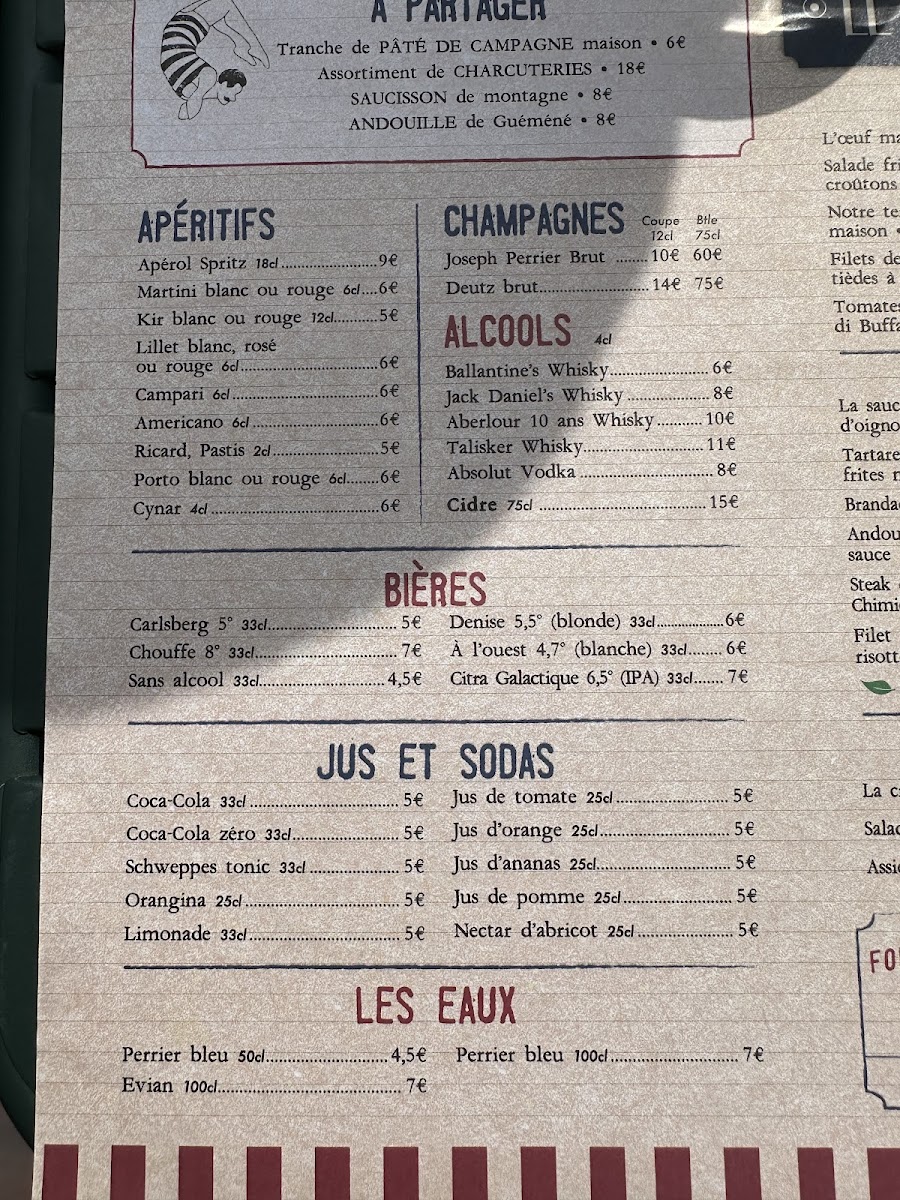 Le Petit Baigneur Photo Menu 7
