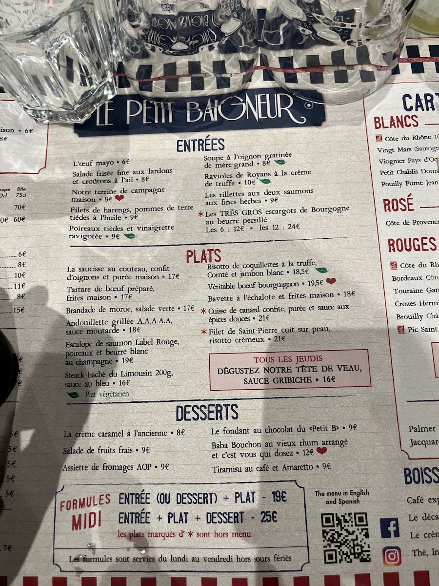 Le Petit Baigneur Photo Menu 9