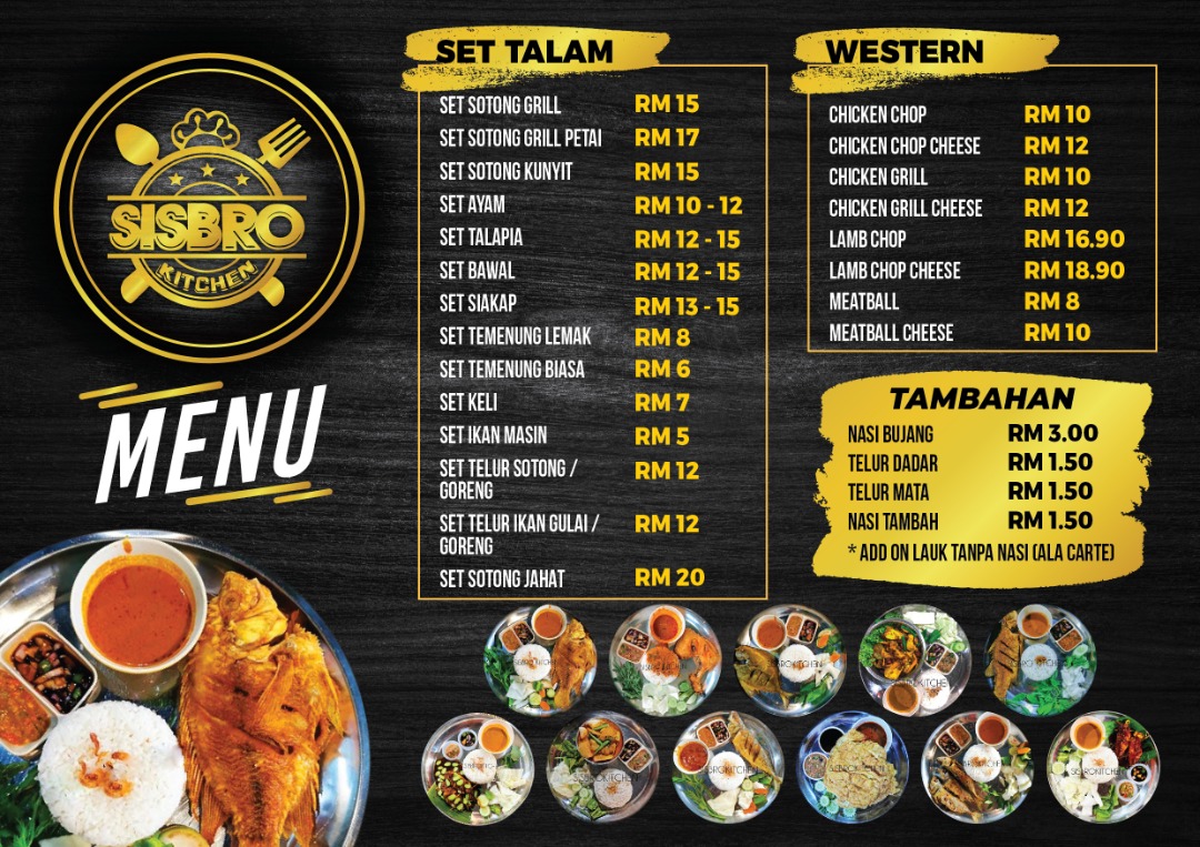 Sisbro Kitchen, Alor Setar Photo Menu 10