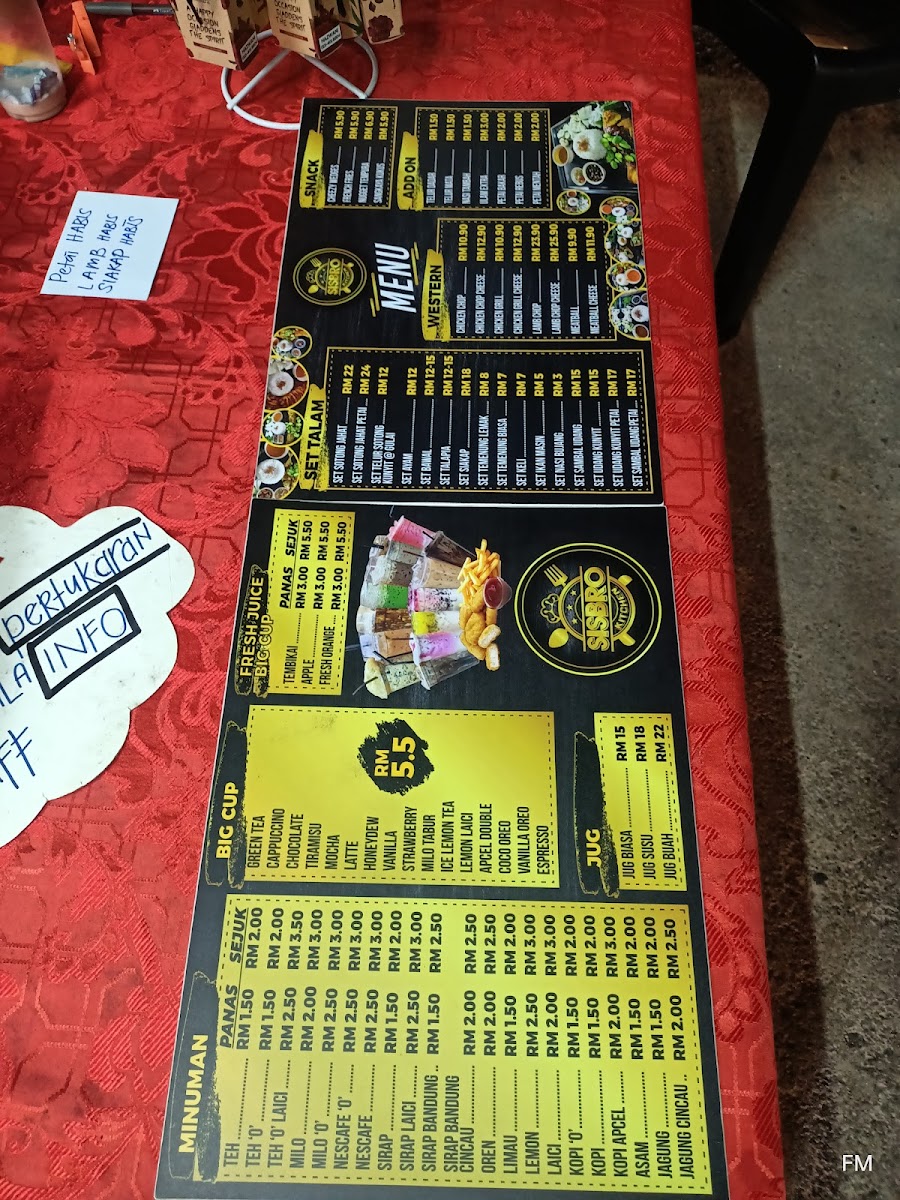 Sisbro Kitchen, Alor Setar Photo Menu 8