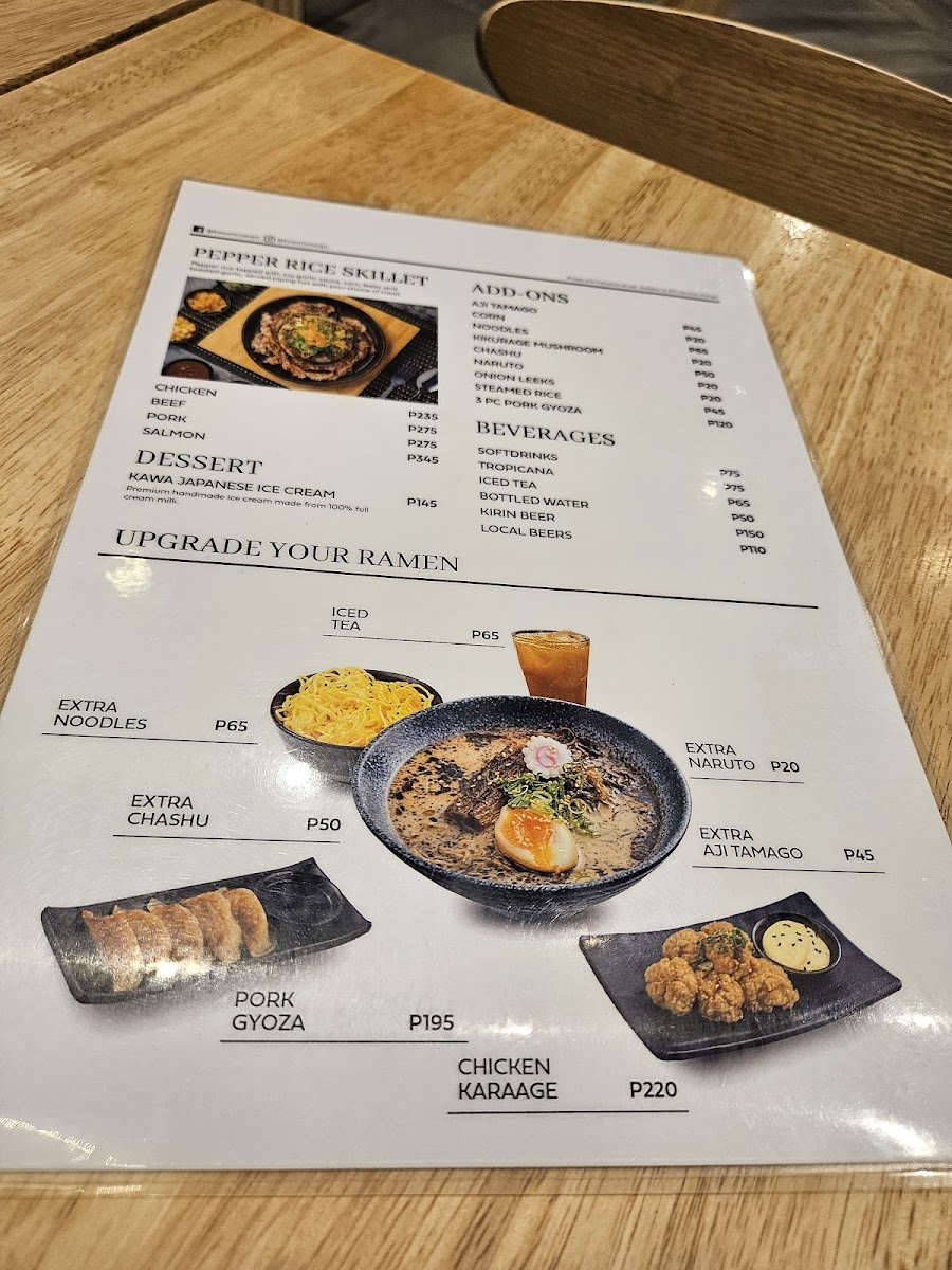 Kawa Ramen - McKinley Hill Photo Menu 5
