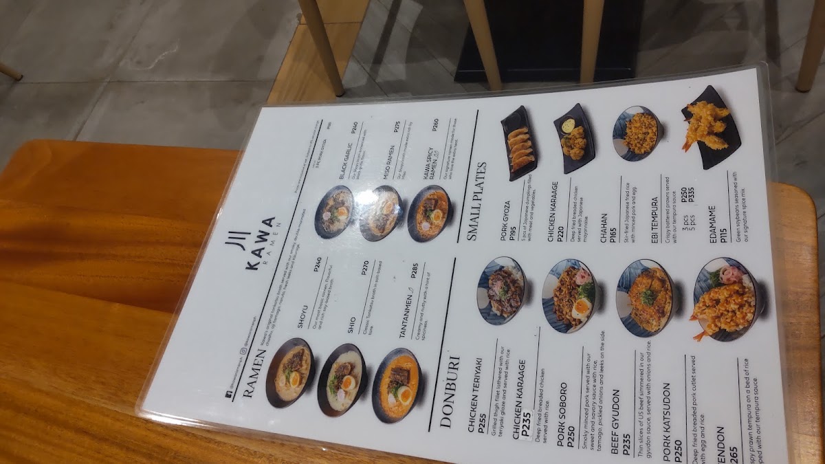Kawa Ramen - McKinley Hill Photo Menu 8