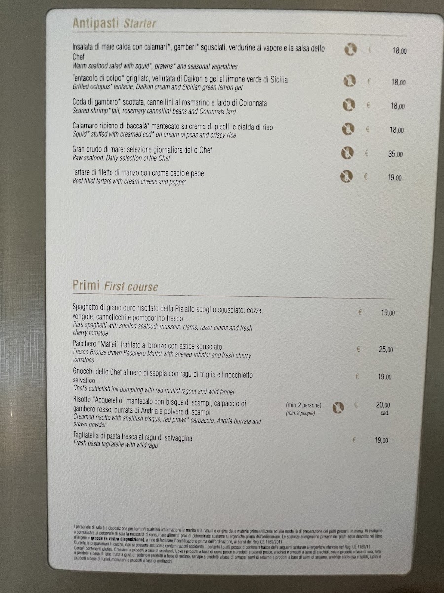 La Pia Photo Menu 7