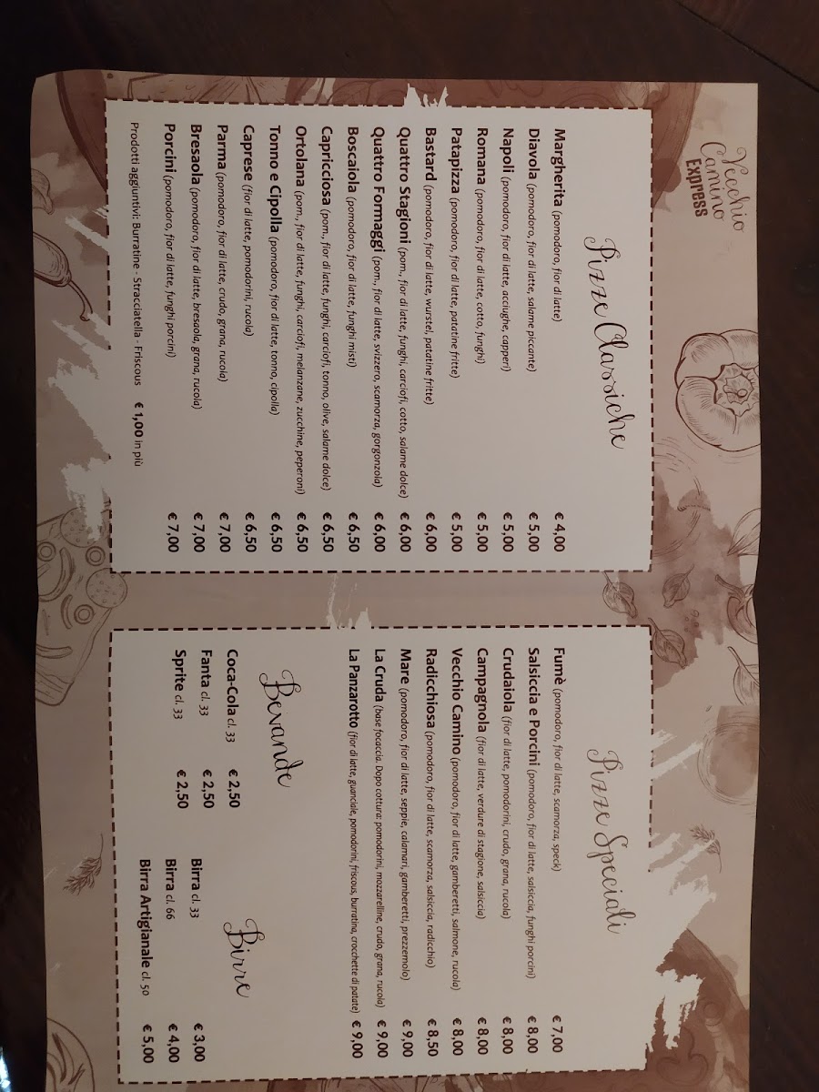 Ristorante Vecchio Camino Photo Menu 1