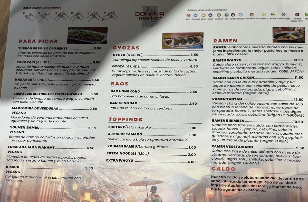 Donaya Market Ramen Photo Menu 5